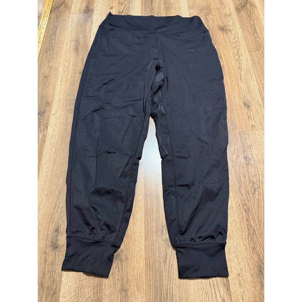 Gradual Pants Women Size L Black Jogger Activewear High Waisted Tapered Leg
